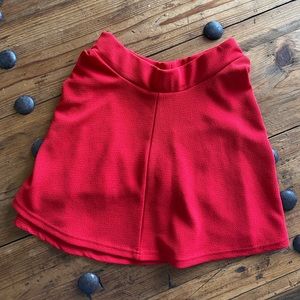 URBAN COCO | Bright Red Mini Skirt
